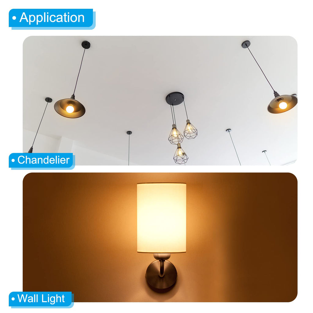 PATIKIL 115mm Round Ceiling Light Plate Kit, 2 Set Light Fixture Mounting Bracket Plate Steel Crossbar Hardware for Pendant Lamp Chandelier