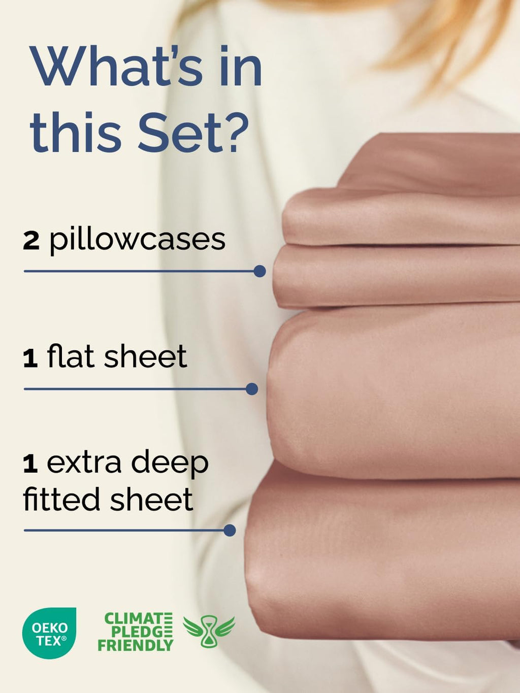 Skiennix Extra Deep Twin Sheet Set - 4 Piece Breathable Cooling Bedding - Soft Wrinkle-Free Mauve