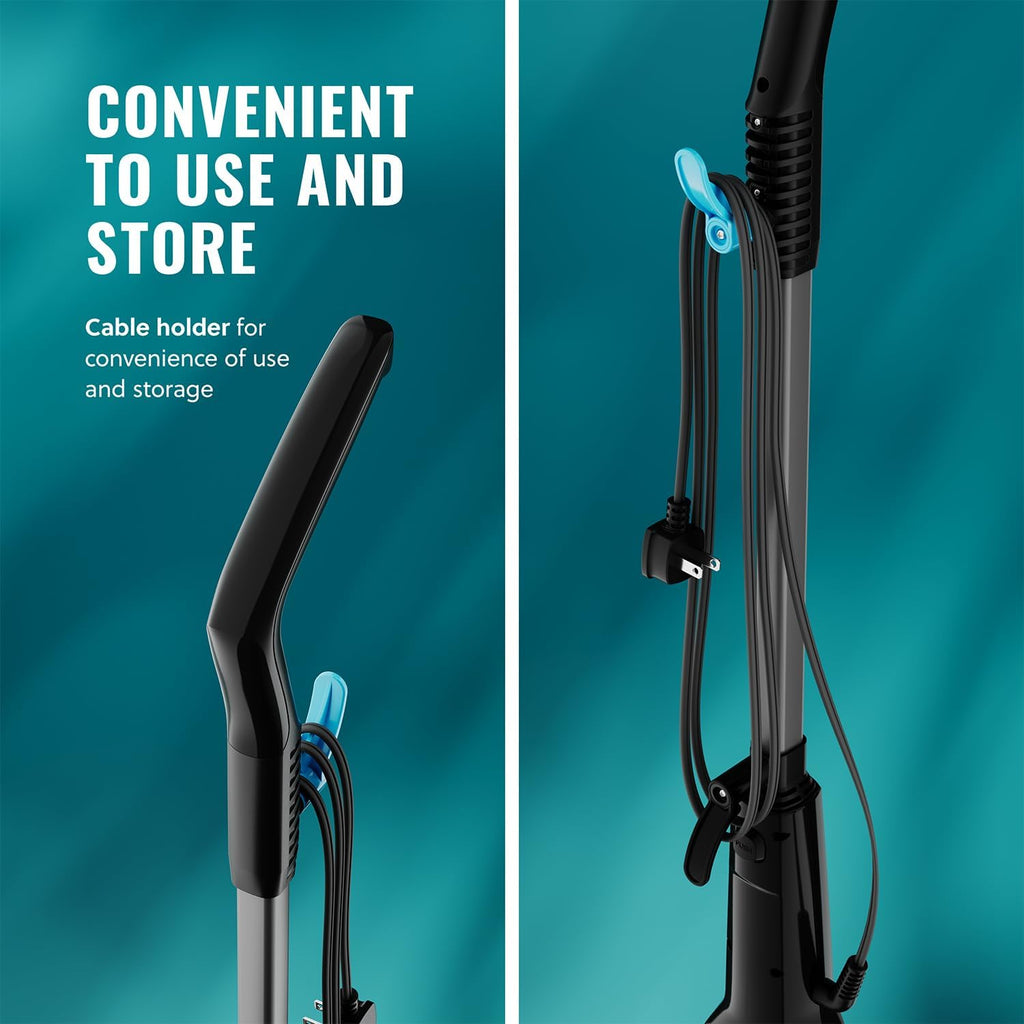 PurSteam Professional Steam Mop - Multi-Surface Floor Cleaner for Hardwood, Tile & Carpet | Fast Heating & Lightweight