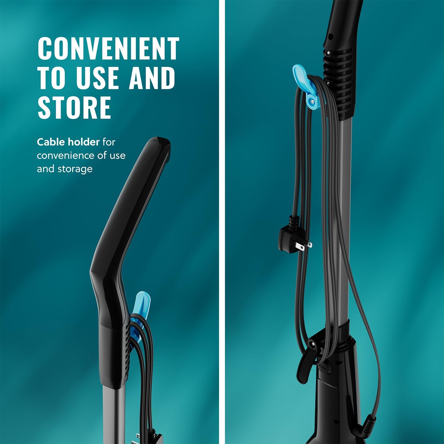 PurSteam Professional Steam Mop - Multi-Surface Floor Cleaner for Hardwood, Tile & Carpet | Fast Heating & Lightweight