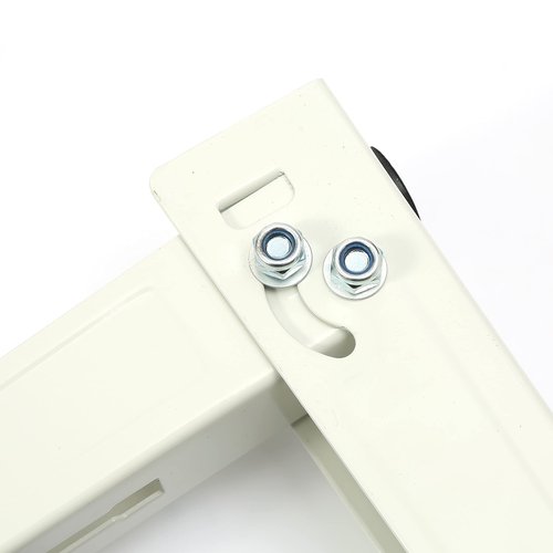 Arouyuki Outdoor Wall Mounting Bracket for Ductless Mini Split Air Conditioner Heat Pump Systems, Compressors & HVAC Systems, Heavy Duty, Universal, White, Galvanized Steel