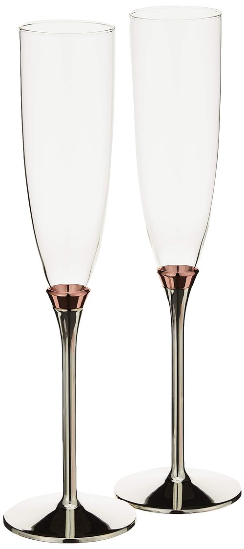 Kate Spade New York Rosy Glow 2-Piece Champagne Flute Set