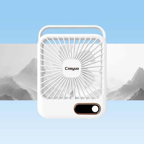 Cruise-Approved Fan Compact Ultra Thin Travel Fan for Sleeping Rechargeable with 180° Rotating Stand, Digital Display TYPE-C Charging, Whisper-Quiet for Cruise Camping Bedroom, Compact Desk Handheld