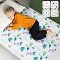Hygge Sheets® Potty Training Pee Pads - 100% Waterproof, Non-Slip Bed Wetting Pad for Twin Beds | Washable Dinosaur Design