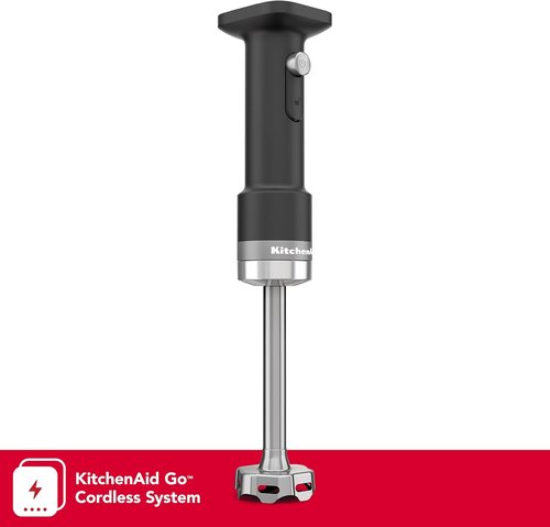 KitchenAid Go™ Cordless Hand Blender - Convenient & Portable Design | Black Matte Finish