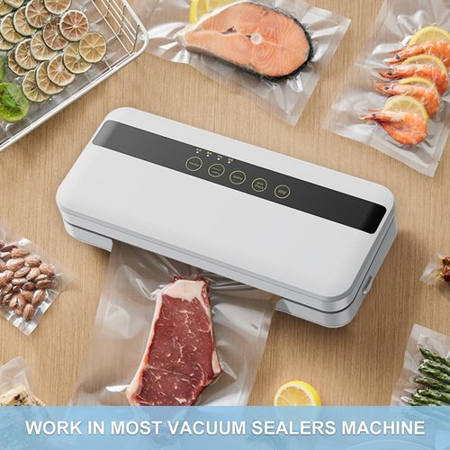 FoodSaver Vacuum Sealer Bags - 100 Pre-Cut 8 x 12 Inch BPA-Free Heavy Duty Storage Bags