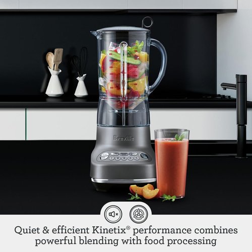 Breville BBL620SIL Blender - Fresh & Furious Performance in Sleek Silver Finish