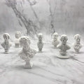 Skiennix Classic Mini 2.7” Greek Bust - Home Décor Resin Sculpture of Beethoven | 7-Piece Music Composers Set