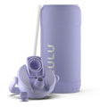 ZULU Goals 101oz Vacuum Triple Wall Insulated | Large Stainless Steel Water Bottle Thermoses with Carry Handle | Chug and Straw Spout | Travel, Gym, Hiking, Camping | 120 Hours Cold | Violet