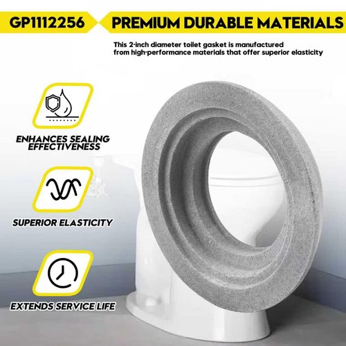 Gp1112256 2" drylock seal tank gasket replacement for kohler 2 piece toilets,fit for Kohler cimarron tank to bowl gastet for 1188998/RGP1188998 Canister Flush Valve（1 Pack）