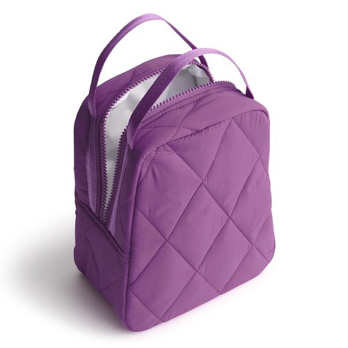 Vera Bradley Women's Featherweight Lunch Bag, Iris Orchid, One Size