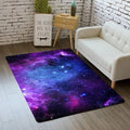 3D Galaxy Area Rugs Outer Space Kitchen Floor Mats for Kids Boys Bedroom Non-Slip Nursery Crawling Carpets Dining Room Playroom Pads,3'×5'