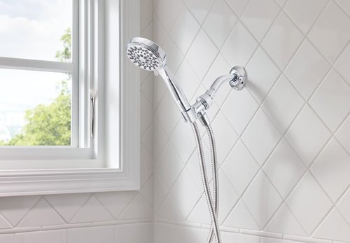 Moen Ignite Chrome Hand Held Shower Head Package With 2.5 GPM High Pressure Spray, 20091
