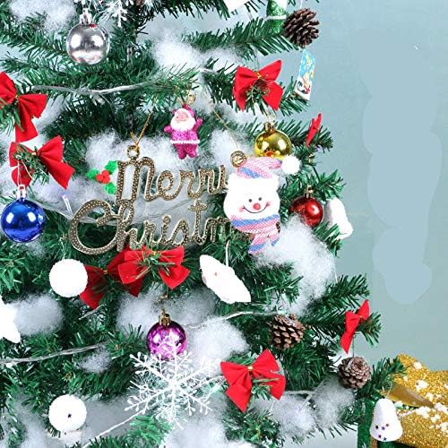 Skiennix Christmas Fake Snow Decor - 5.29 oz Fluffy Artificial Fiber Cotton Snow for Holiday Displays