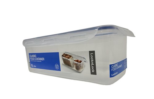 LocknLock Easy Essentials Food Storage lids/Airtight containers, BPA Free, Bread Box-21.1 Cup, Clear
