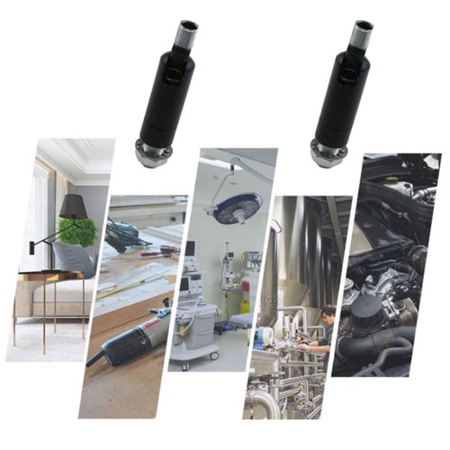 Meuey Lyot Black Sloped Ceiling Adapter Ceiling Light Conector Sloped Ceiling Fan Adapter Angled Ceiling Light Fixture Lamp Parts 2 Set