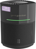 GermGuardian Airsafe+ HEPA Air Purifier - Large Room Coverage Up To 1043 Sq. Ft. | UV-C Light & Air Quality Sensor, Black
