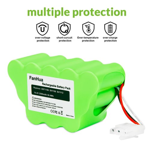 Fanhua XBT1106 Battery Replacement for Shark SV1106 SV1107 SV1100 SV1112 Freestyle Rotator Cordless Stick Vacuum Cleaner, 14.4V 3.5Ah Ni-Mh Shark Batteries