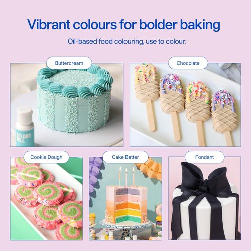 Colour Mill Oil-Based Food Coloring - Caramel Flavor, 20 Milliliters for Vibrant Baking