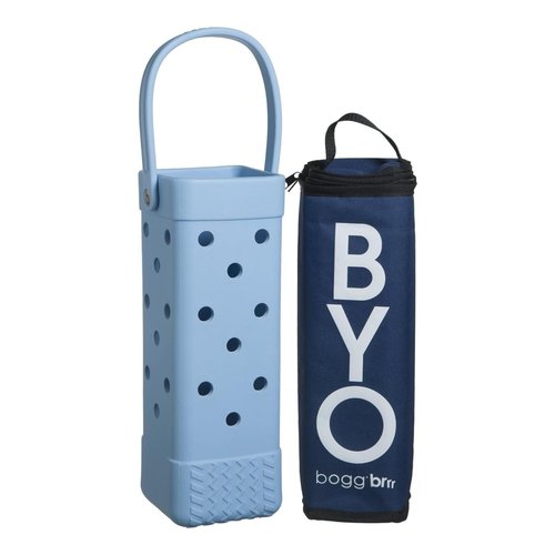 BOGG BAG - BYO Bogg Wine Tote Cooler Inserts - Fits Bogg Wine Tote - You Navy Me Crazy - Transforms Your Tote into a Portable Cooler - Lightweight, Washable, Durable