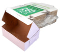 Southern Champion Tray 0903 Premium Clay Coated Kraft Paperboard White Non-Window Lock Corner Bakery Box, 6" Length x 4-1/2" Width x 2-3/4" Height (Case of 250)