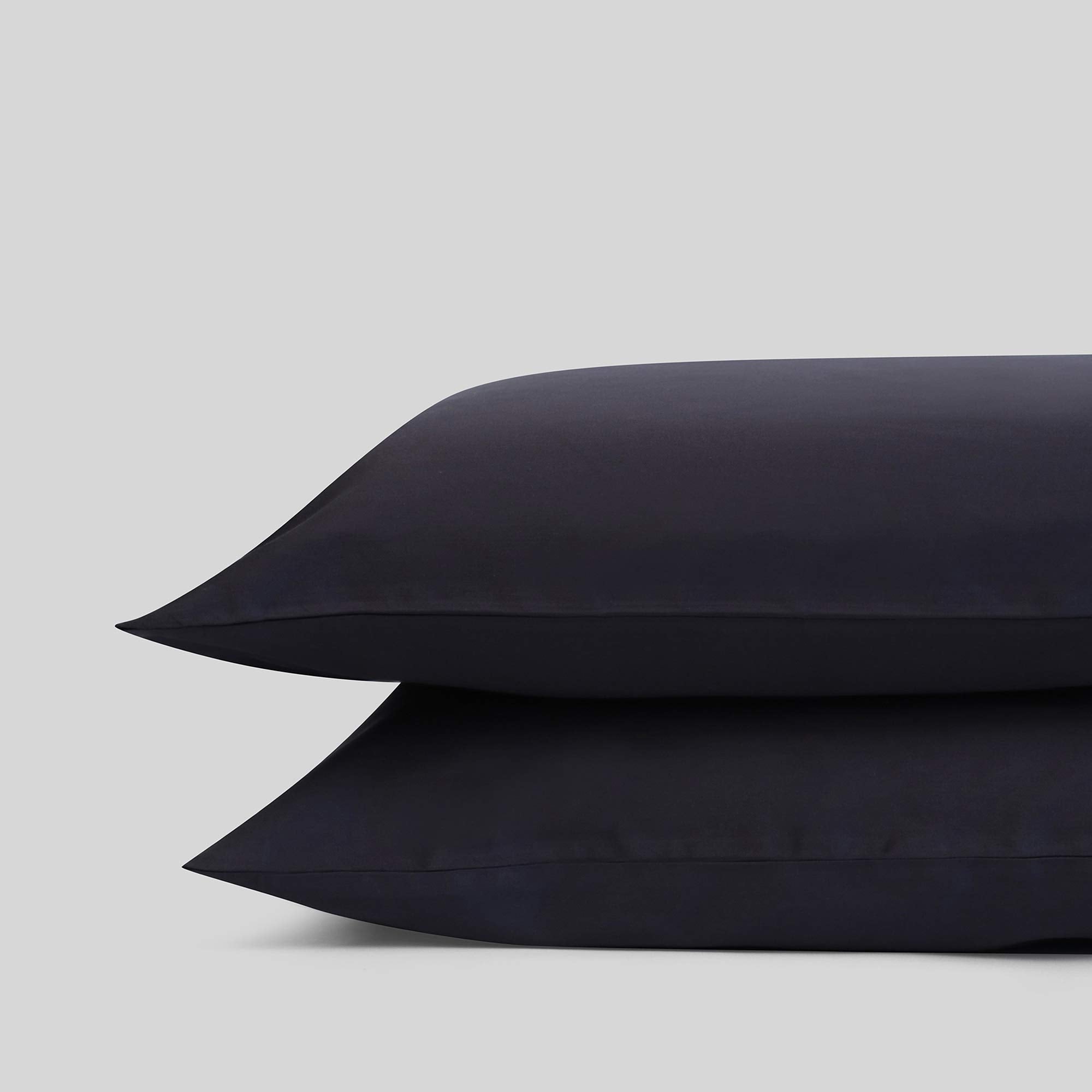Fabdreams 100% Organic Cotton King Pillow Case Set | California King Size Pillow Case Set | 400 Thread Count | GOTS Certified | Long Staple Cotton | Soft Silky Shiny | 20" x 40" | Dark Blue