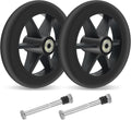 2 PCS 6 Inch Rollator Replacement Wheels Replacement Wheelchair Wheels Anti-Slip Durable