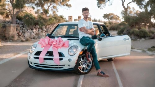 GYDbow 30 Inch Giant pink Car Bow: Extra Large Pull Bow for New Car Gift, Graduation, Birthday Surprise, Big Pink Bow Accessories for Vehicle Decor
