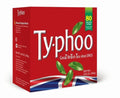 Typhoo British Tea, Foil fresh teabags, 80 count (pack of 6)