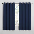 NICETOWN Blackout Curtain Panels - Thermal Insulated Grommet Top Drapes | Navy, 2 Panels, 55x57 Inches