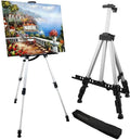 RRFTOK Art Easel Stand - Adjustable 17 to 66 Inch Aluminum Tripod for Painting & Display | Portable with Carry Bag