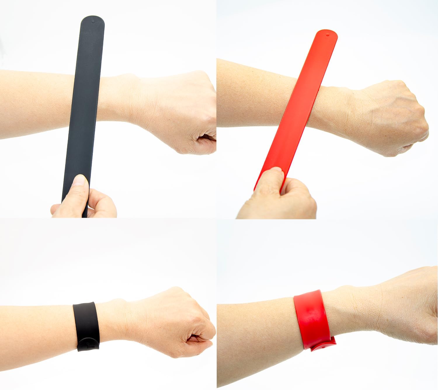 Skiennix Colored Silicone Rubber Slap Bracelets - Fun Wristbands for Kids' Parties | Versatile Storage Solution for Cables & More