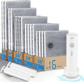 Skiennix Vacuum Seal Bags - 16 PCS Compression Storage Solution with Electric Air Pump for Travel & Bedding