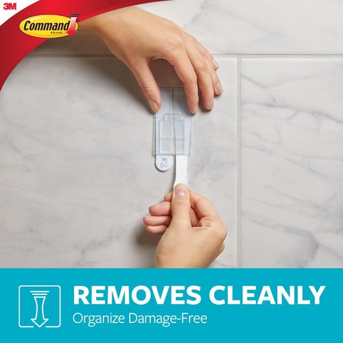 Command Shower Caddy with Water Resistant Strips, Organize Your Bathroom, Easy to Open Packaging Bathroom Decor