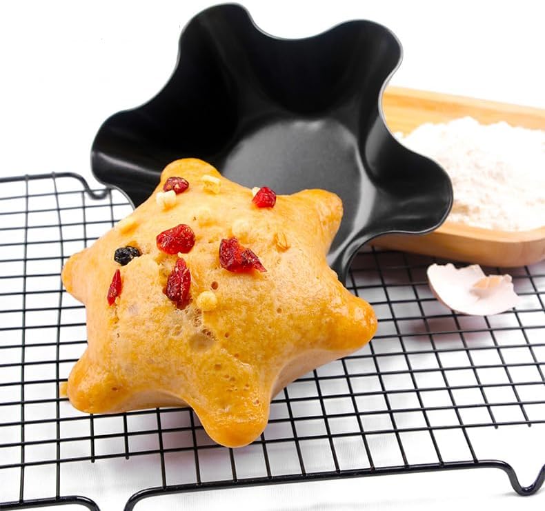 Skiennix Nonstick Taco Shell Bowl - 2 Pack Carbon Steel Tortilla Maker for Baking & Frying
