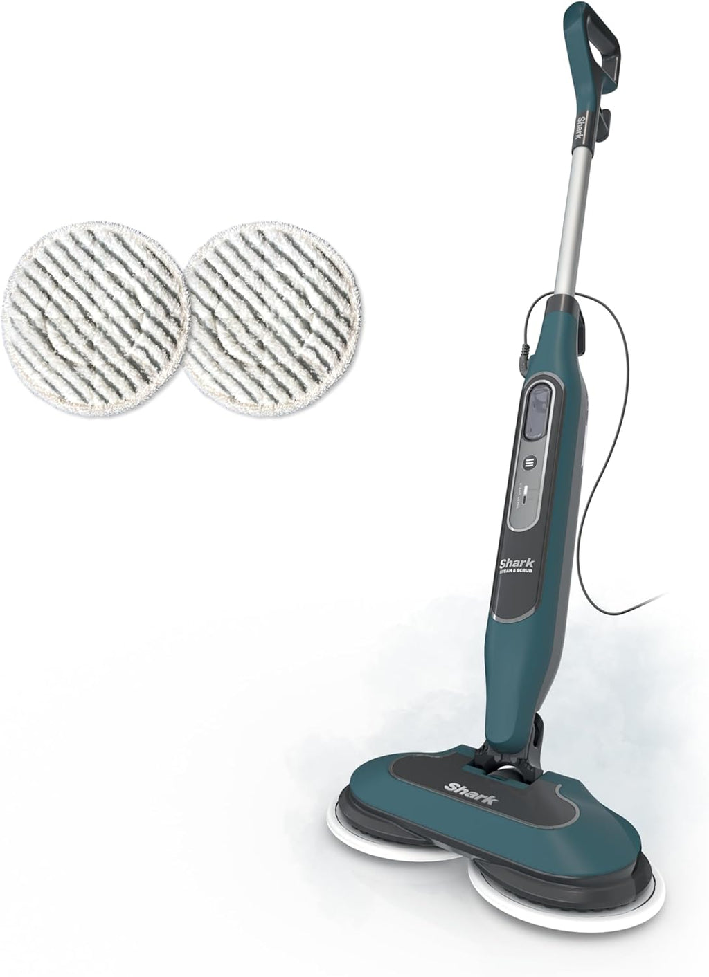 Shark Steam & Scrub Hard Floor Steam Mop - All-in-One Cleaning with 2 Steam Modes & XL Water Tank | Teal S8002BRN