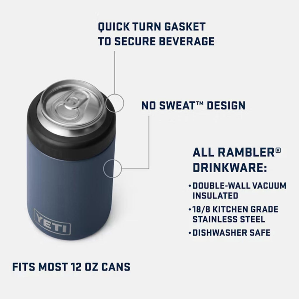 YETI Rambler 12 oz. Colster Can Insulator for Standard Size Cans, Blue Camo