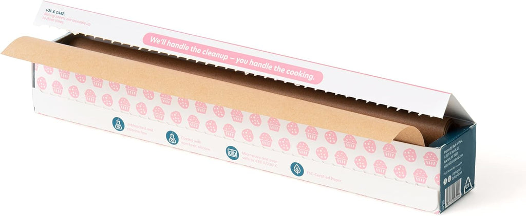 Parchment Paper by Good: 24 Pre-Cut Half Sheets | Unbleached, Non-Toxic, Oven-Safe & Non-Stick