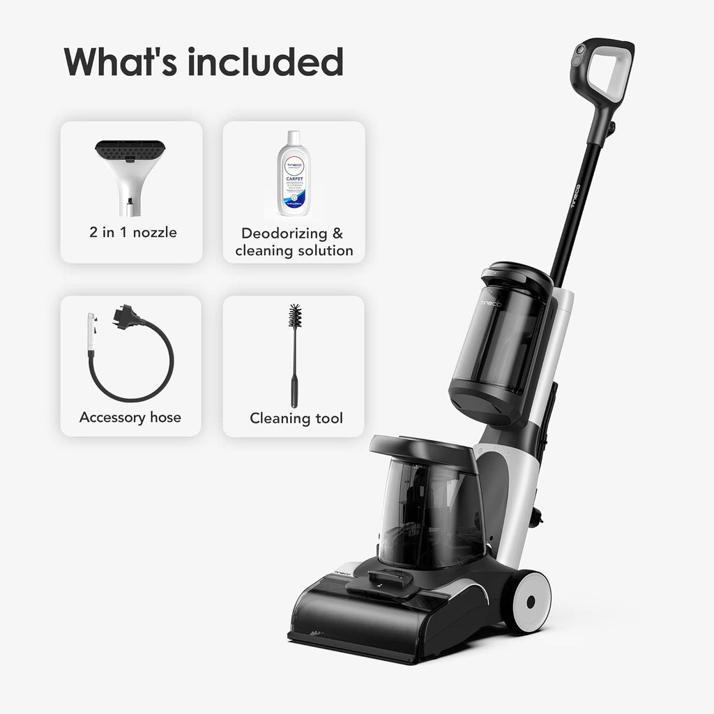Tineco CARPET ONE Smart Carpet Cleaner - Lightweight Portable Shampooer with LED Display & Pet Spot Cleaner