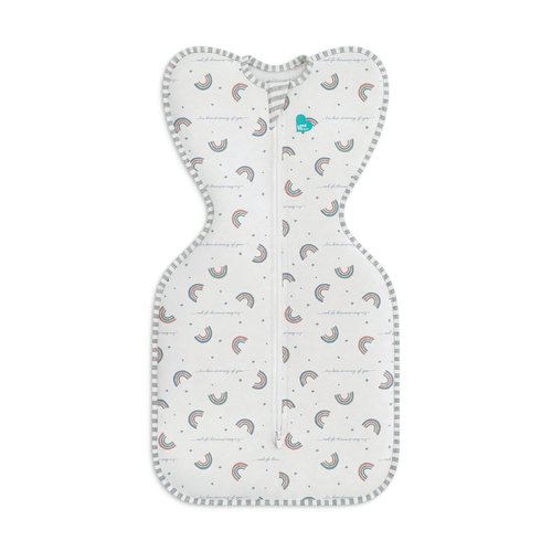 Love To Dream Swaddle UP - Baby Sleep Sack for Self-Soothing | 1.0 TOG, Newborn 5-8.5lbs, Rainbow Dream