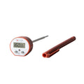 Taylor Waterproof Digital Instant Read Thermometer - Perfect for Cooking, BBQ, and Baking | Includes Pocket Sleeve Clip, Red