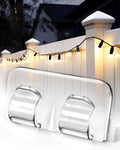 Hetyue Heavy-Duty Outdoor String Light Hooks - 66Pcs Waterproof Adhesive Clips for Christmas Lighting