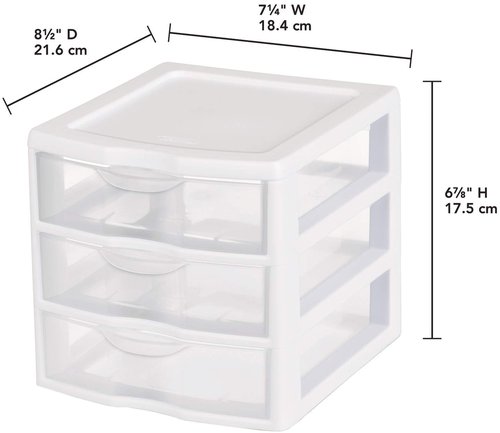 STERILITE 20738006 Art Furniture and Storage, Multicolor