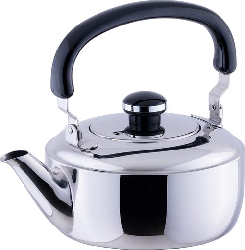 Miyazaki Seisakusho OJ-21 Object Kettle, 1.2 gal (3.5 L), Made in Japan, Induction Compatible, Lightweight