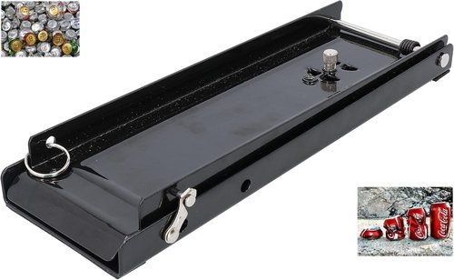 Foot Can Crusher for Recycling, Heavy Duty Floor Can Crusher Smasher for Soda,Heavy Duty Portable Pedal Steel Floor Can Smashers for Beer Cans, Canned Pet Food, Metal/Plastic Bottle Soda Can Crushers