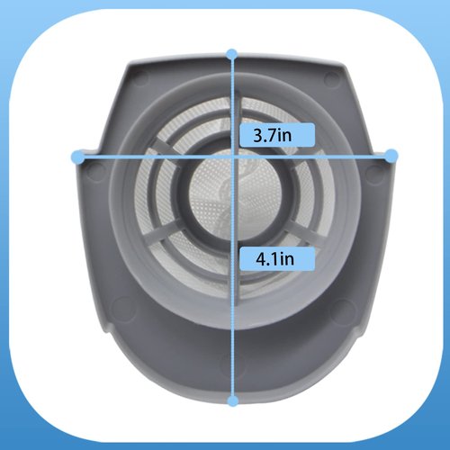 2 Pack 2773a Filter Compatible with Bissell 3-in-1 Lightweight Featherweight PowerBrush Vacuum Model 2773, 2773A Models