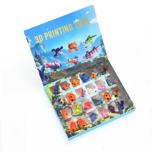 Christmas Advent Calendar Mini 3D Printed Animals, 24 piece3D Printed toy Set, Birthday gifts for boys and girls, party gifts Christmas gifts