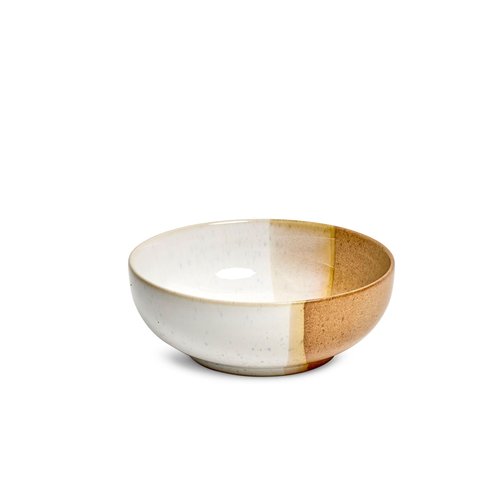 Sango 12 Pieces Stoneware Dinnerware Set, Glossy Caramel & Cream Dishes for 4, Premium Plates and Bowls Sets, Chip & Scratch Resistant, Ceramic Kitchen Dish Set, Microwave & Dishwasher Safe, Phoebe