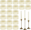 Skiennix 22 Pcs Rubber Candle Hugger - Silicone Taper Candle Grippers for Weddings & Home Decor