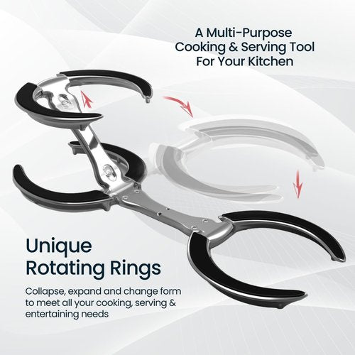 Trivae Pot Lid Holder – 4-in-1 Pot Lid Holder While Cooking, Pan Lid Holder, Trivet & Cake Stand – Versatile Kitchen Tool for Hot Pots, Serving & Display – Space-Saving, Heat-Resistant Stand
